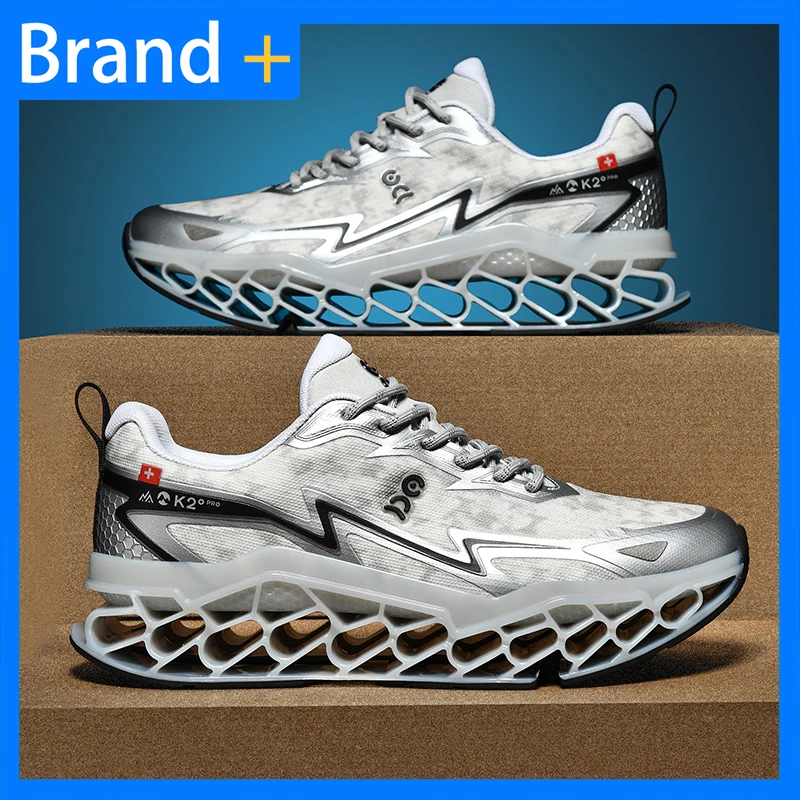 Men Sports Shoes Soft Sole Rebound Cushioning Anti Slip Fashionable Straps Versatile Casual Youth Outdoor Running Shoes for Men