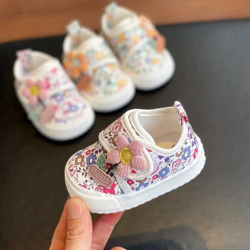 

Fashion Baby Shoes 2025 Autumn New Kids Sneakers Simple Versatile Girls' Casual Shoes Anti Slip Breathable Baby First Walkers