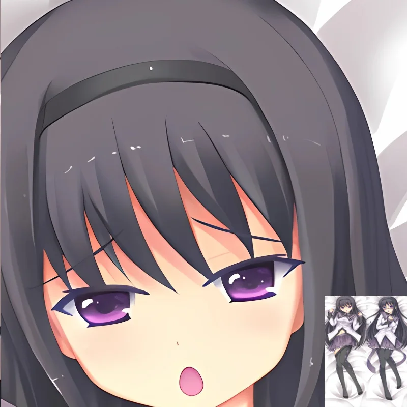 

Dakimakura Akemi Homura Anime Pillowcase Double-sided Print Hugging Body Decorative Bedding Pillow Cover Case Dropshipping