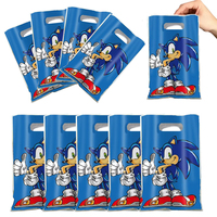 Sonic Party Gift Bags Candy Packaging Bag Kids Birthday Party Decoration Party Supplies Baby Shower Packing Bag