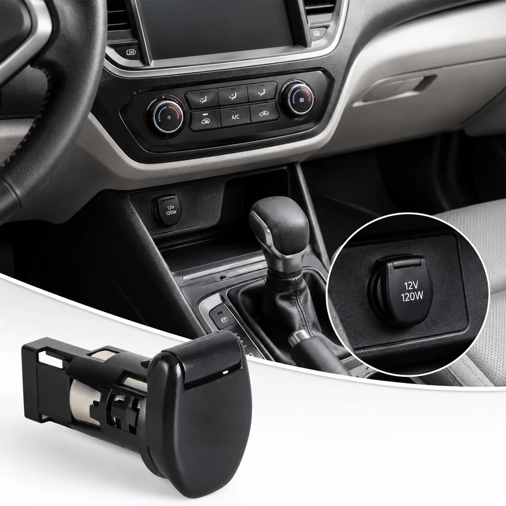 12V 120W Car Cigarette Lighter Socket for Nissan Altima Murano Rogue Sentra Versa Infiniti Q50 Q60 25331-6CA0A 25331-3SH0A