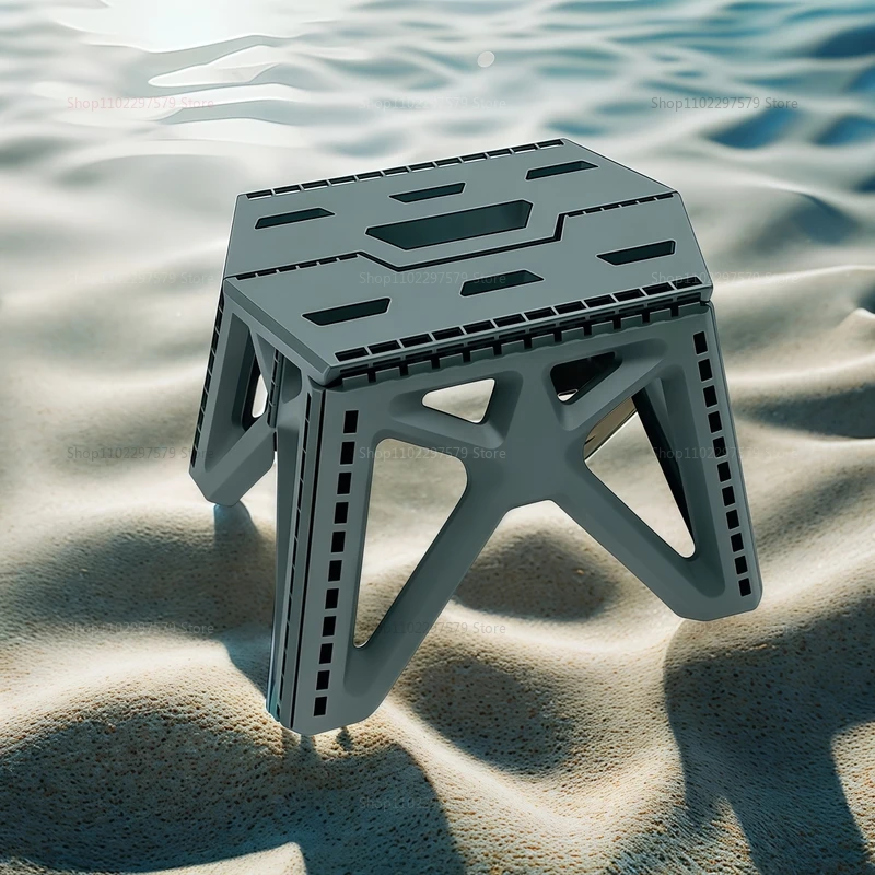 Ergonomic Portable Folding Stool, Lightweight, Compact, High Load Durable Chair, For Outdoor Fishing, Camping And Barbecue