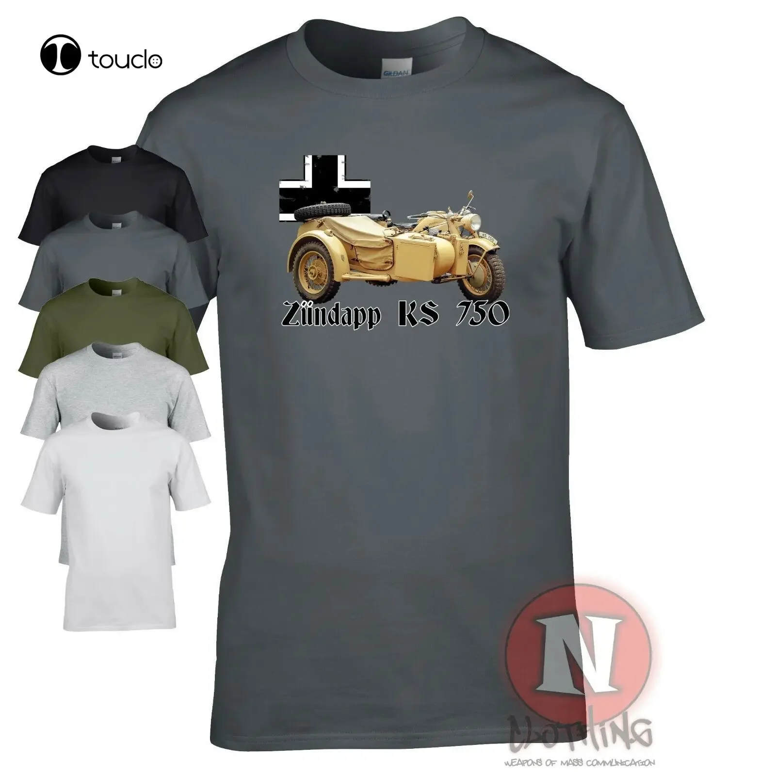 Zundapp K750 Ww2 German Military Motorcycle T-Shirt World Tanks World War 2