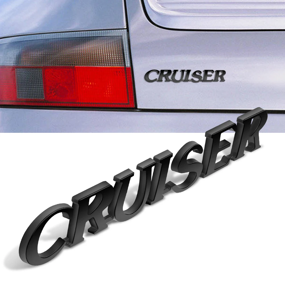 

For Land Cruiser Prado Trunk Badge Emblem Letter Decal Car CRUISER Logo Nameplate Rear Tailgate Sticker Auto Tuning Accessories