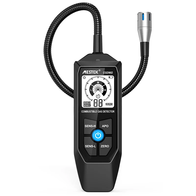 

CGD902 Газоанализатор Обнаружение горючих газов Ручной измеритель угарного газа Портативный детектор утечки газа CO