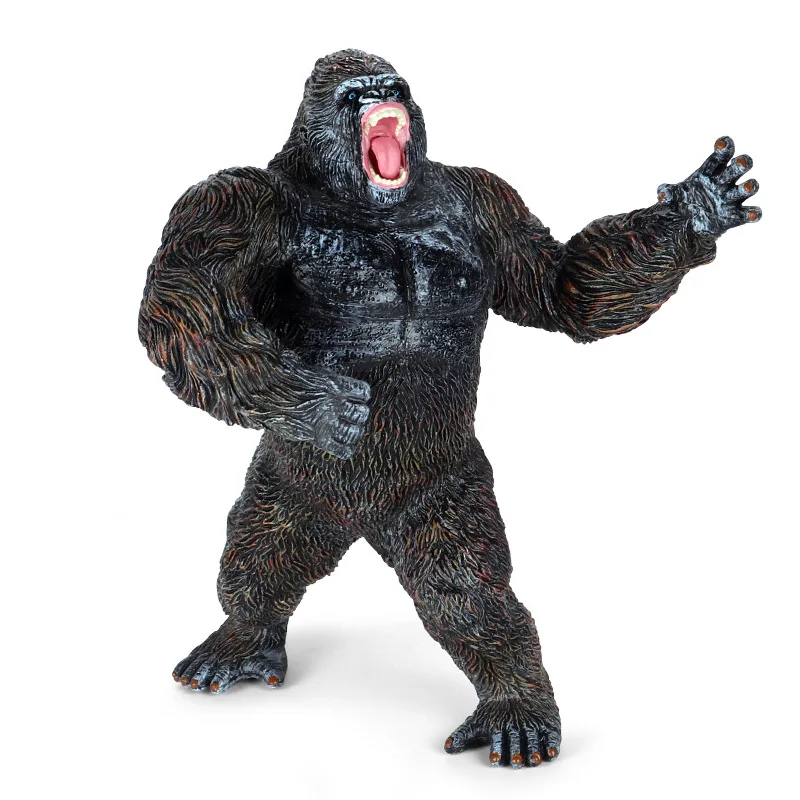 King Kong chimpanzee children science and education simulation animal chimpanzee model solid plastic ornaments