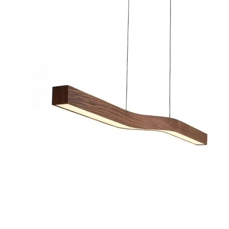 Creative Strip Office LED Pendant Lights Silent Bar Design Sense Tea Room and Japanese Restaurant Chandeliers Room Decor