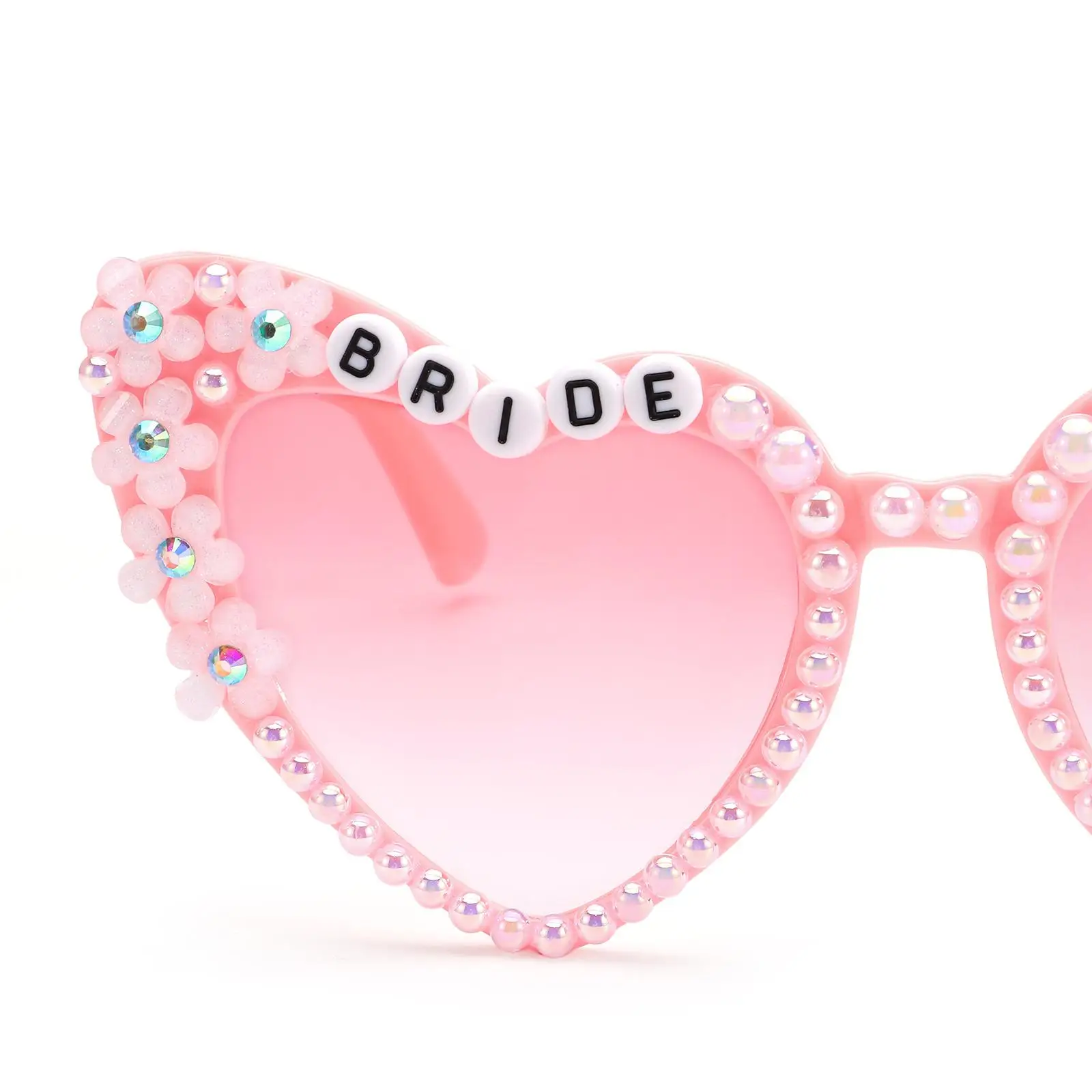 2pcs Pink Birthday Glasses Dazzling Heart Shape Birthday Girl Birthday Girl Decorations Cute Birthday Sunglasses for Birthday