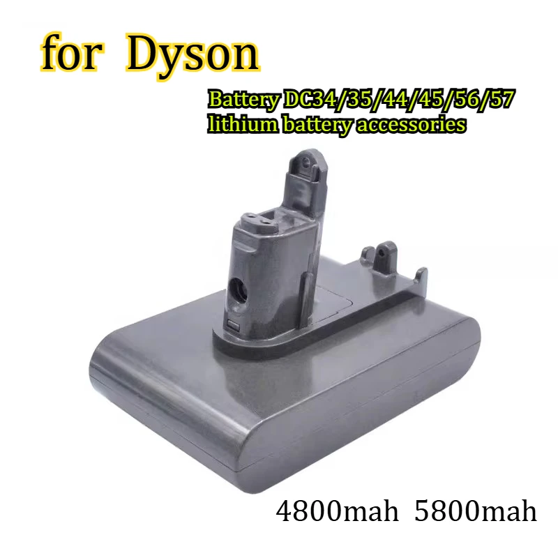 5800mAh Is Suitable for Dyson Vacuum Cleaner DC34/35/44/45/56/57 Lithium Battery Accessories with Long  Battery  Life