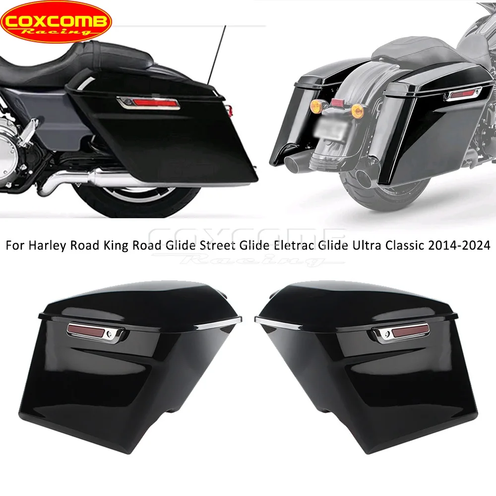 Left Right Storage Box Motorcycle Side Case For Harley Touring Electra Glide Ultra Classic FLHTCU FLHTCUL Saddlebags Saddleboxs