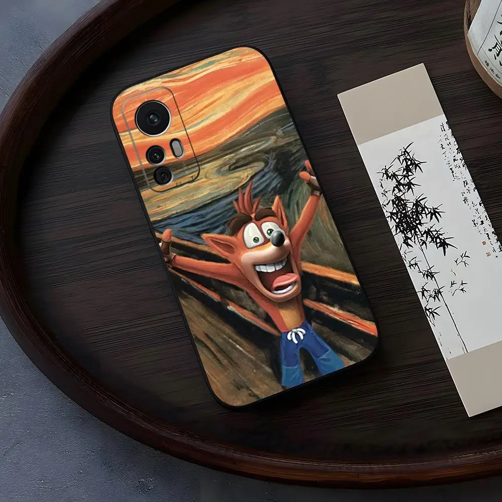 Crash Bandicoot Game Phone Case for Xiaomi Redmi Note 12 10 Pro POCO F4 F5 X5 Pro 14 12 13 11T Lite Ultra Shell Cover