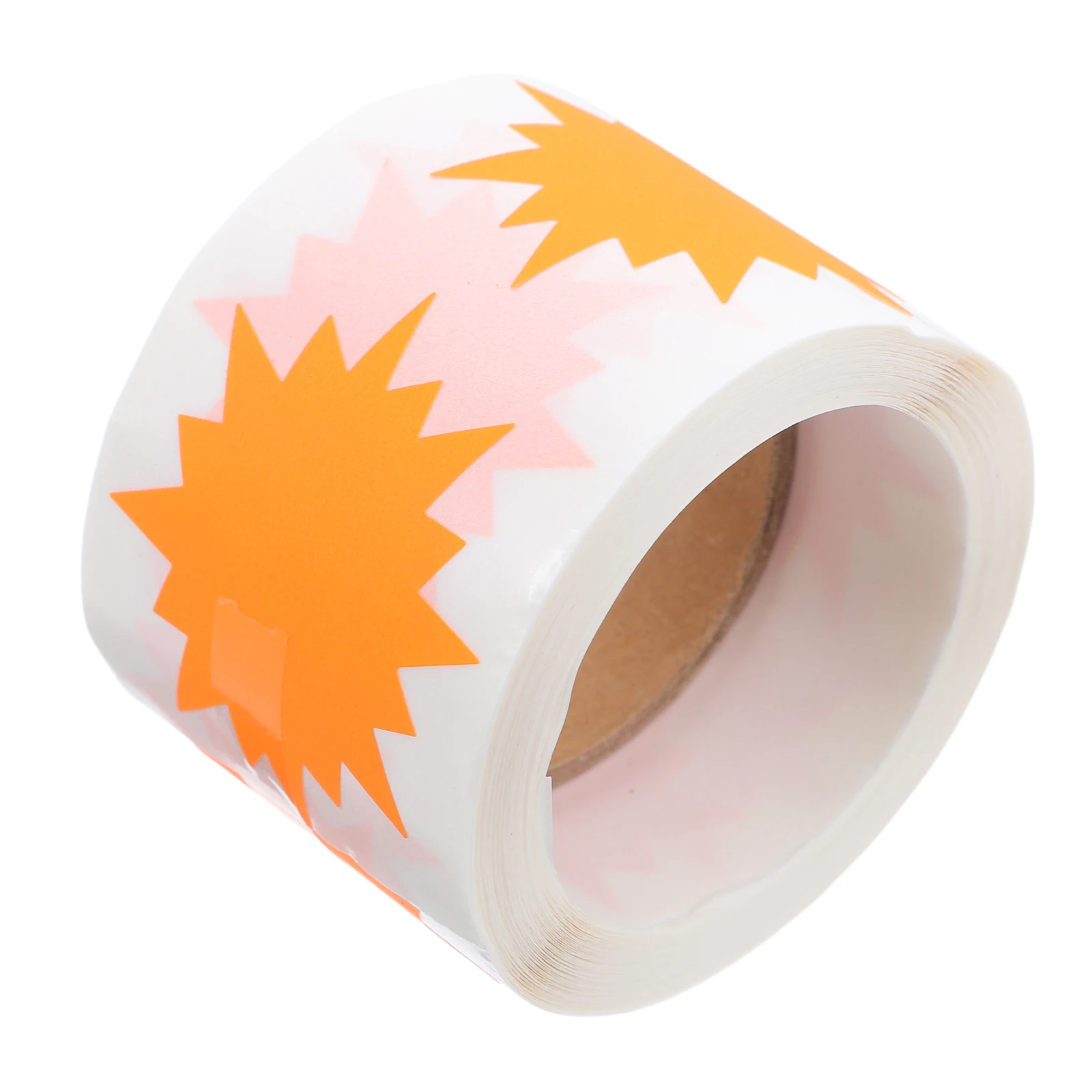 

200Pcs Burst Shaped Fluorescent Stickers Price Labels for Retail Yard Sales Dynamic Visual Impact Easy Application