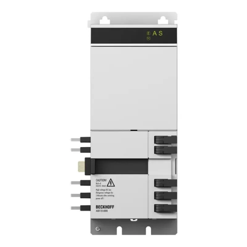 

AX8118-0100-0000 Одноосный цифровой сервопривод, модуль EtherCAT 18 А с защитной логикой TwinSAFE