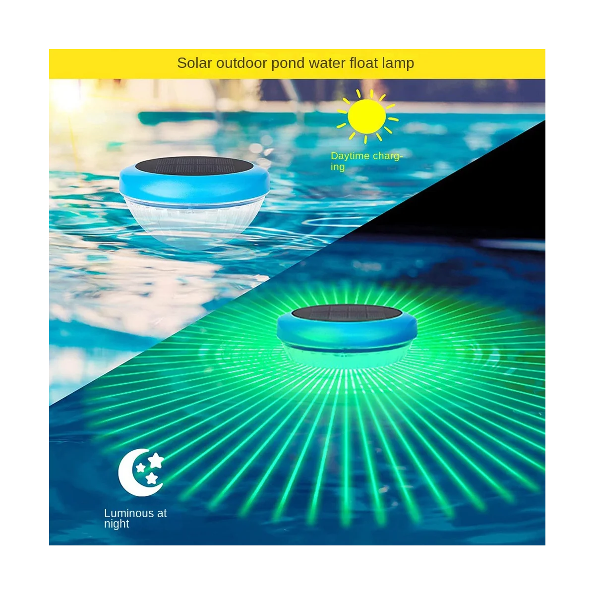 

Solar Floating Pool LED Lights,Waterproof RGB Color Changing Pool Lights,Pool Accessories for Pool,Pond,Spa,Hot Tub