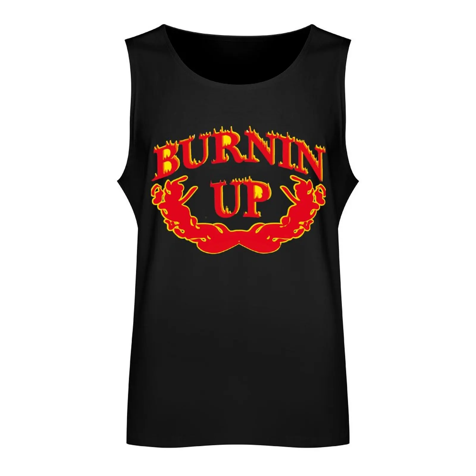 Burnin 'Up (for you, baby) Tank Top Gym wear Men's summer vest Man sleeveless shirt