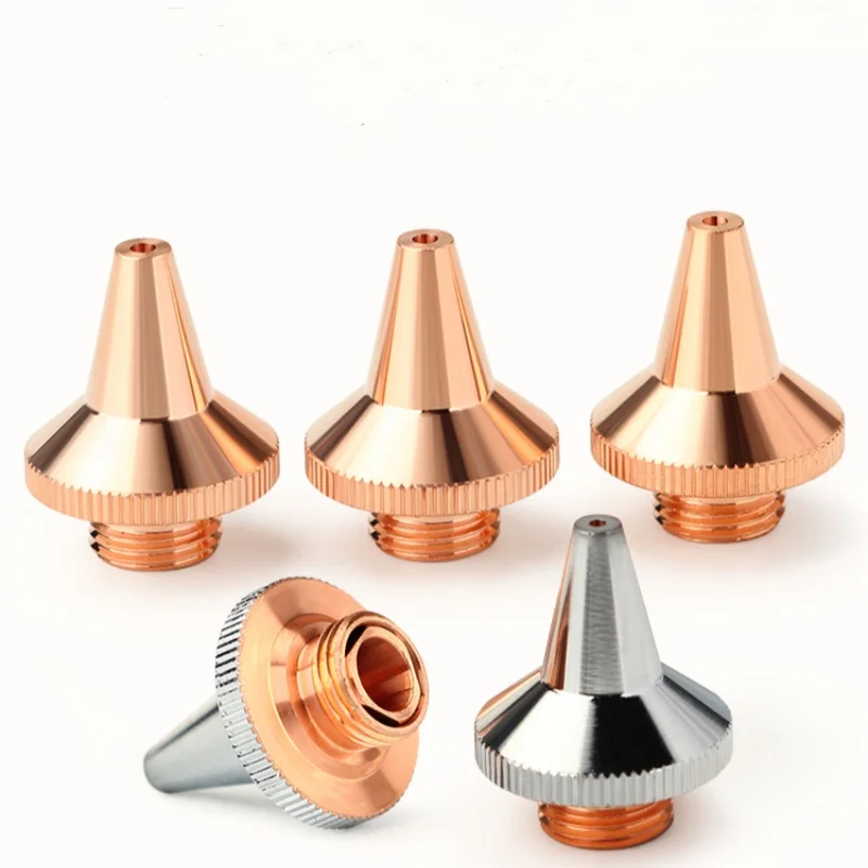 3D Laser Nozzles M8 M6 Raytools 3D Fiber Cutting Nozzle Single Layer Double Chrome Layer for BT240S BM111 BM112 BM109