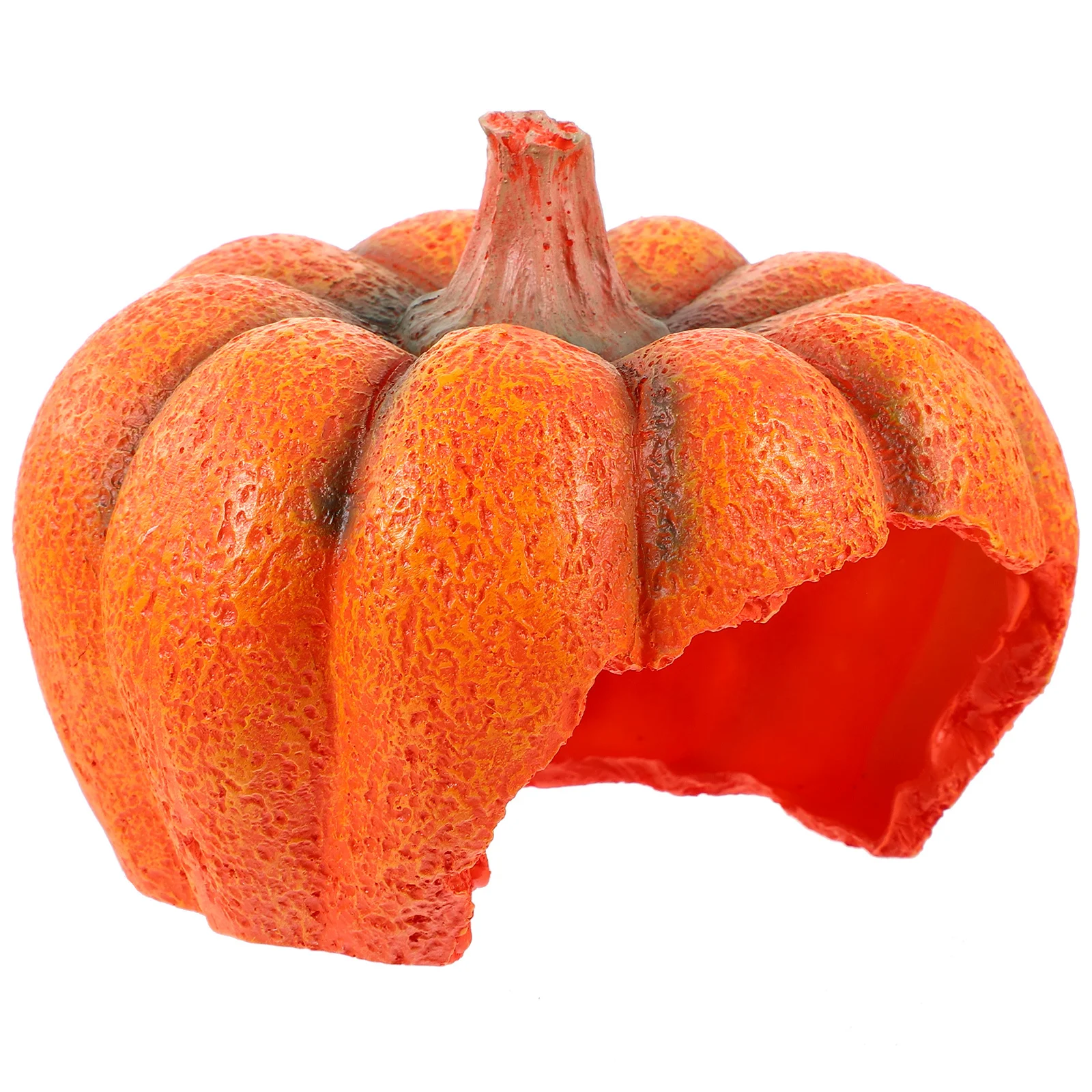 

Pumpkin Shape Aquarium Hiding Cave for Fish Turtle Tank Decor Fresh Salt Water Safe Shelter Landscaping Ornament