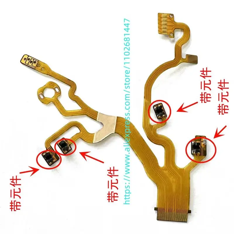 

Lens Back Flex Cable for SONY W30 W35 W40 W50 W55 W70 Camera Replacement Assembly With switch