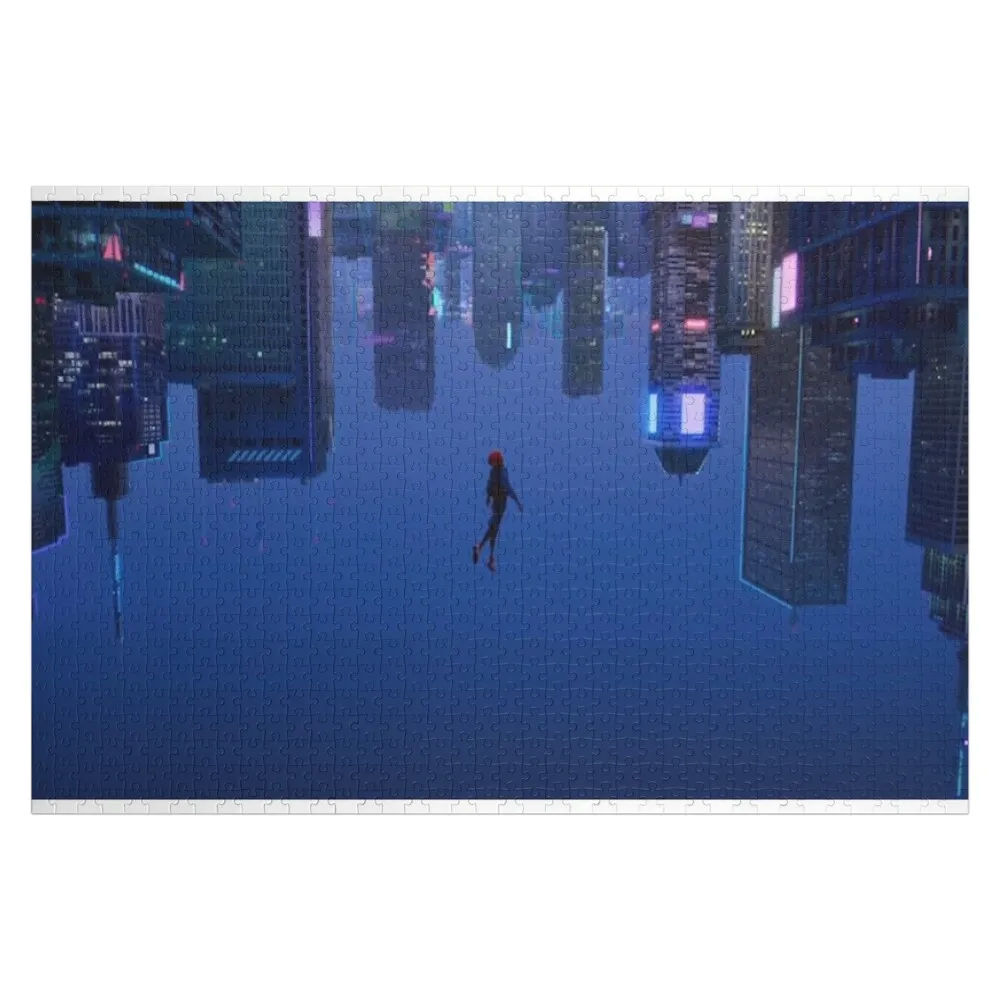 

Into the Spiderverse Jigsaw Puzzle With Personalized Photo Wood Adults Children Puzzle