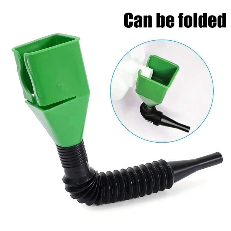 1/5pcs Car Telescopic Fuel Funnel Universal Motorbike Engine Oil Petrol Filter Transfer Funnel Tool Foldable Portable Funnel