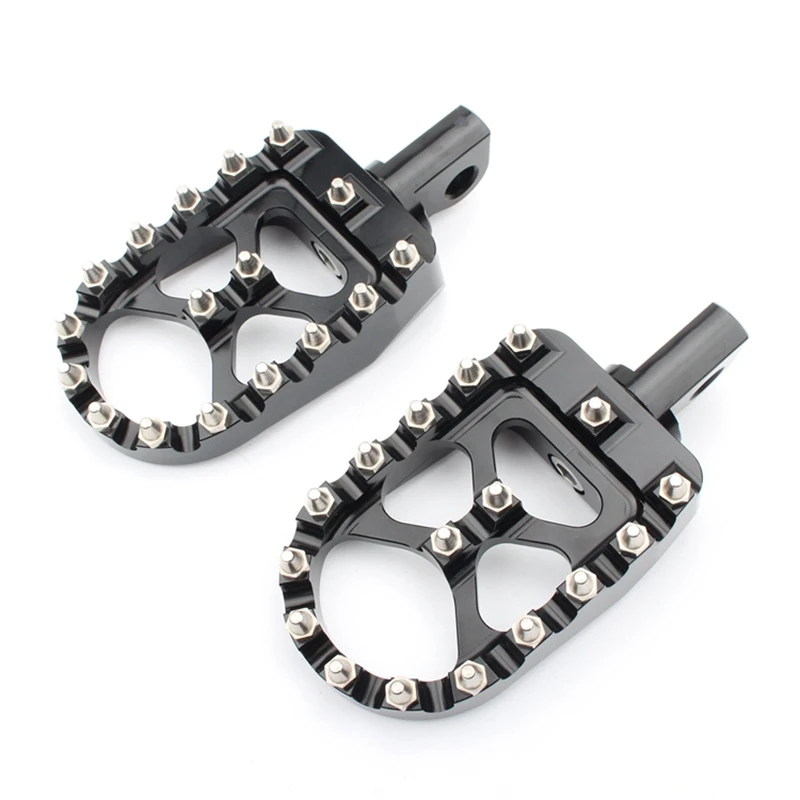 

Motorcycle Wide Foot Peg MX Offroad Foot Pegs 360° Roating Style For Sportster 883 Fatboy Bobber Motorcycle Accessories