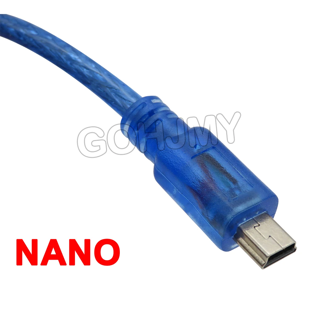 30CM USB Cable For Uno R3/Nano/MEGA 2560/Leonardo/Pro Micro/DUE Blue High Quality A Type USB/Mini USB/Micro USB 0.3m For Arduino