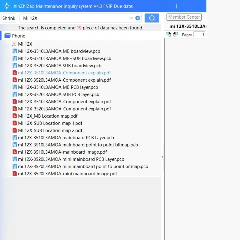 Xinzhizao Mobile Phone/Computer Maintenance Query System Schematic For iPhone Huawei Xiaomi Samsung Circuit Chips Repair Case