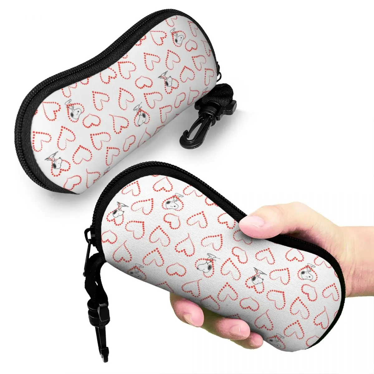 Cute Cartoon Snoopy Glasses Case Lightweight Accessories Sunglasses Storage Box Ins Eyewear Container