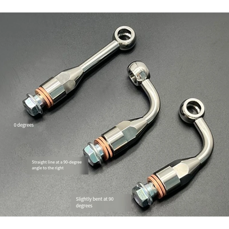 Super Sale Stainless Steel Hydraulic Reinforced Brake Clutch Oil Hose Line Pipe Banjo Fitting for Motorcycle ATV Dirt Bike Buggy