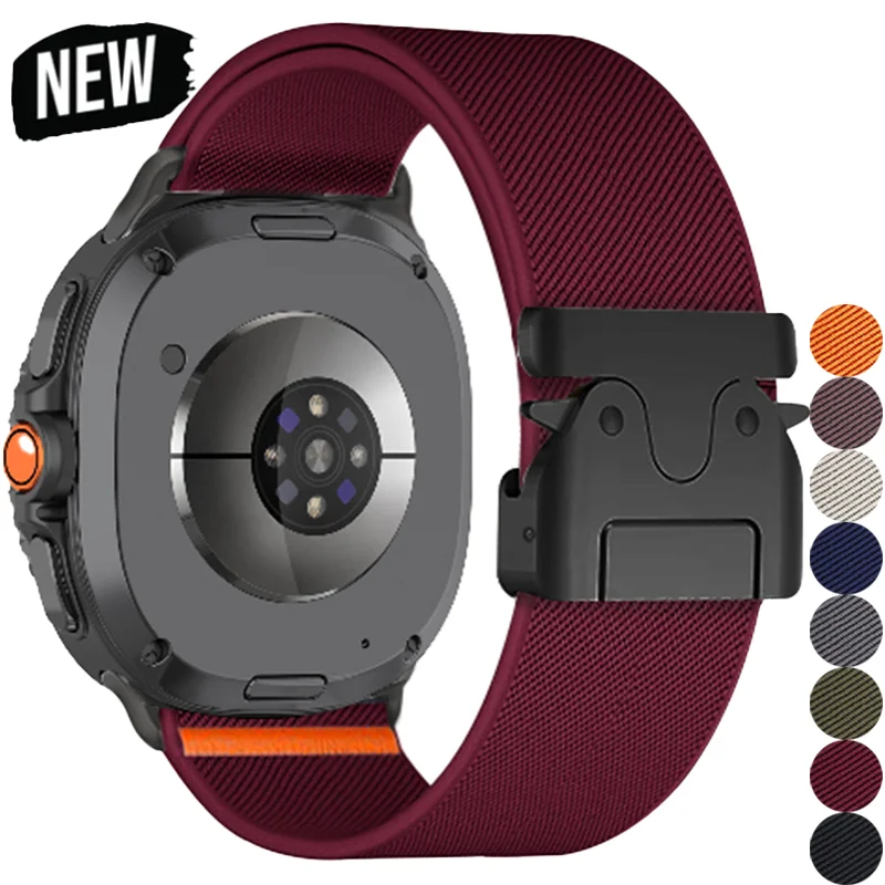 Parachute-Armband für Samsung Galaxy Watch 9 8 40/44 8Classic 46mm Sport Nylon-Armband Correa für Galaxy Watch 9 Zubehör