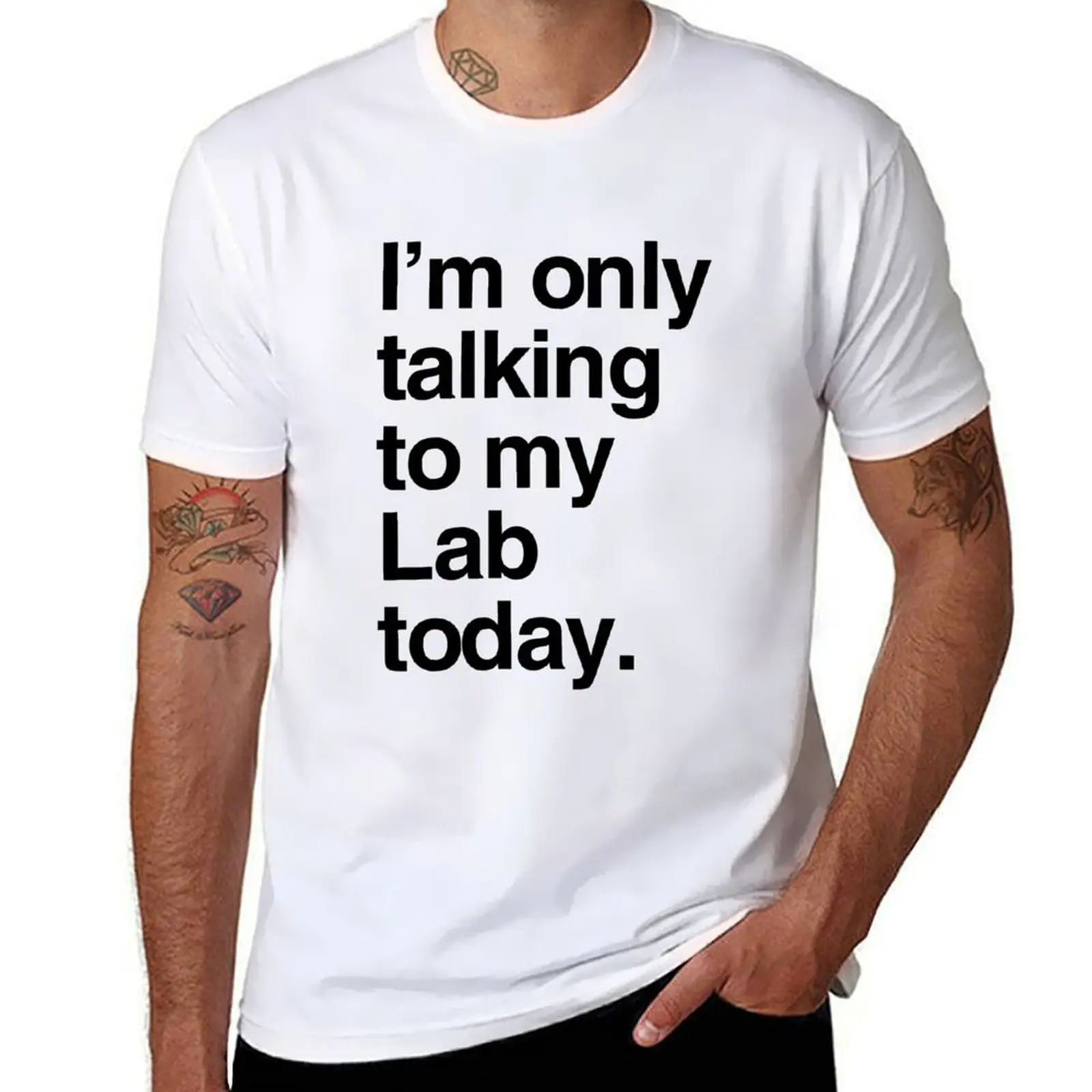 

I'm Only Talking To My Labrador T-Shirt t shirts for man cotton funny man t shirt cotton T-Shirt