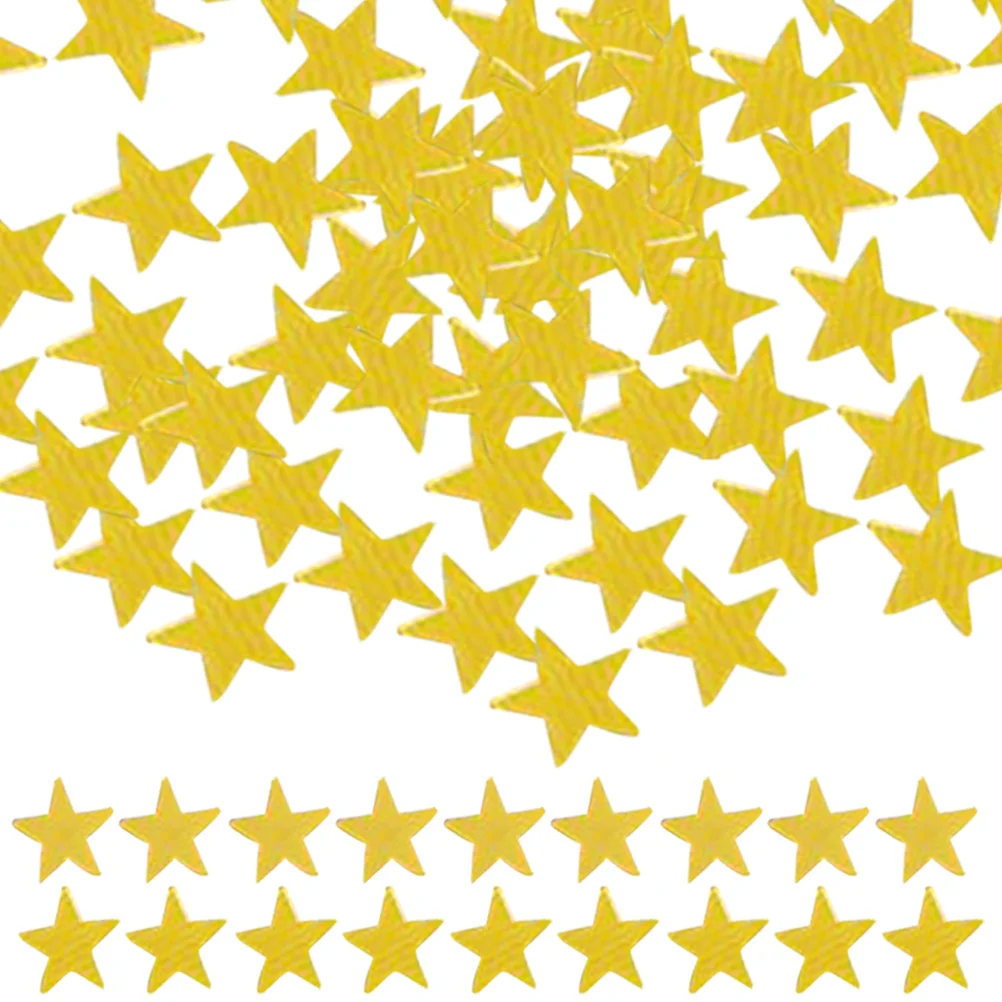 

6000Pcs 6Mm Golden Star Confetti Glitter Plastic Table Scatter Decor for Festivals Weddings Birthdays DIY Craft Supplies