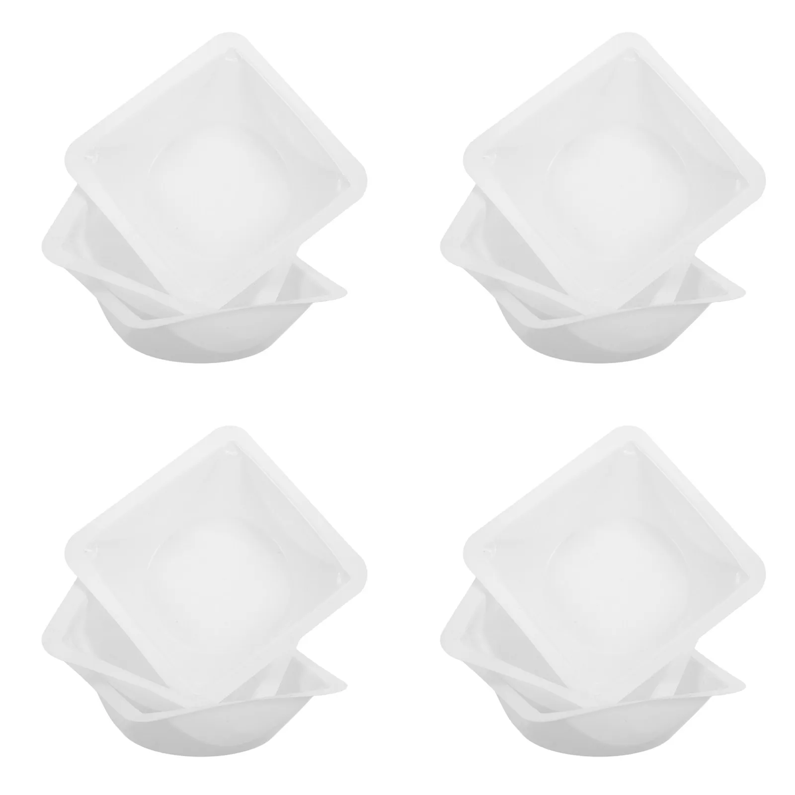 30pcs Laboratory Weighing Dishes White Square Plastic Weigh Boats For Powder Reusable Measuring Trays Chemical Analysis Lab view 6