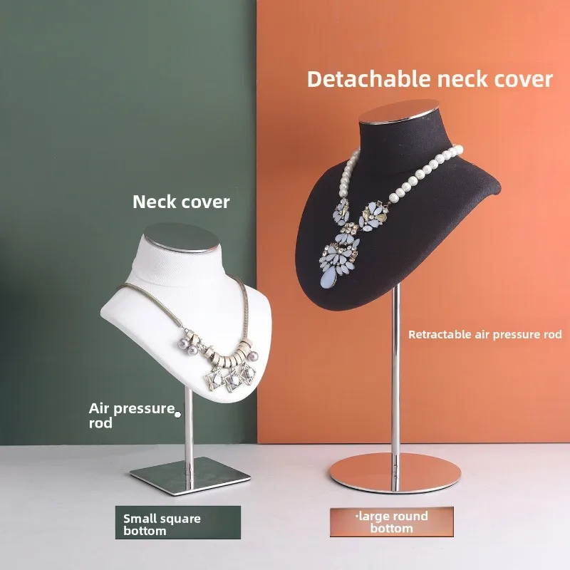 Velvet Jewelry Display Stand Anti-slip Scratch-proof Accessory for Necklace and Jewelry Counter Display and Arrangement Props