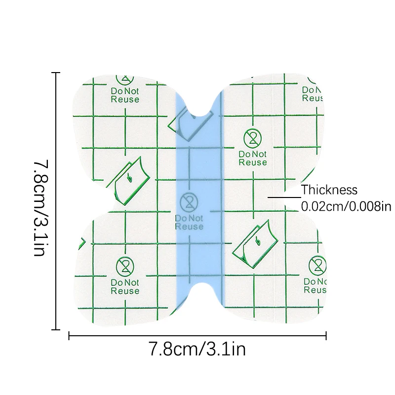 1/5/10 pz farfalla protezione del tallone cura del piede adesivo suola impermeabile Patch invisibile Anti Blister attrito piedi strumenti per la cura del piede