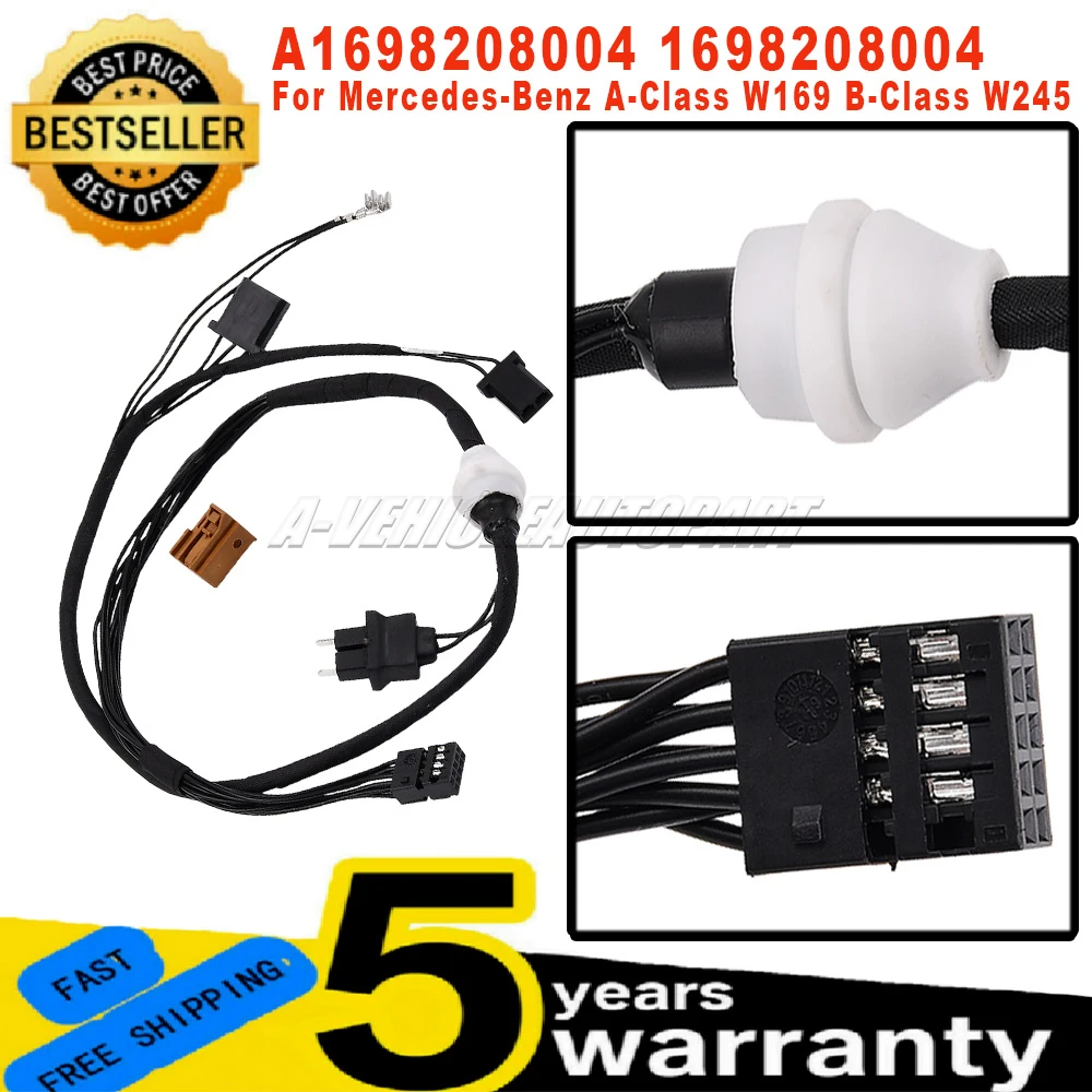 New A1698208004 1698208004 For Mercedes-Benz A-Class W169 B-Class W245 Wiring Harness Cable Set Exterior Mirror Car Accessories