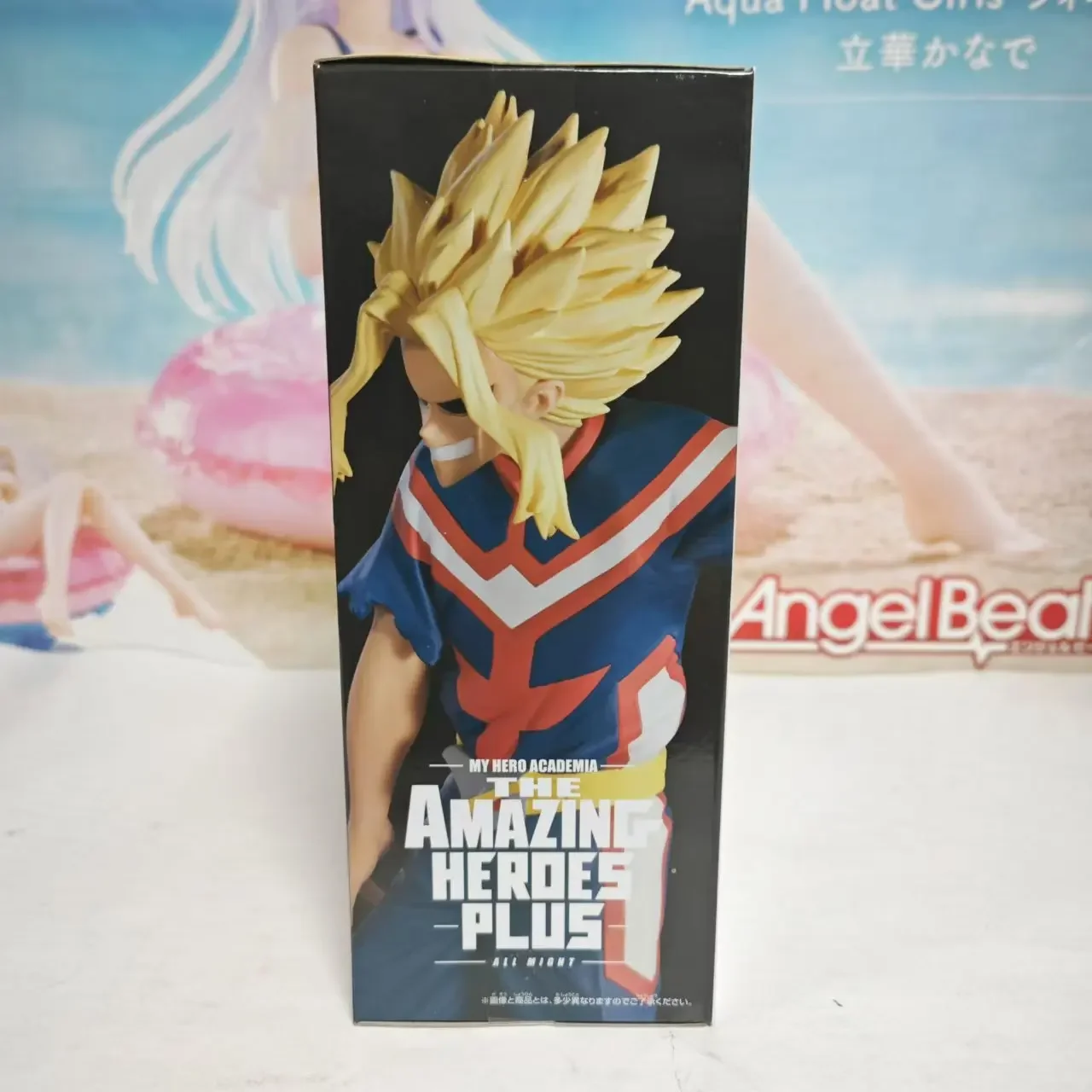 

Bandai Original The Amazing Heroes -Plus- Boku No Hero Academia All Might True Form Figure Model Collection Toy Gift