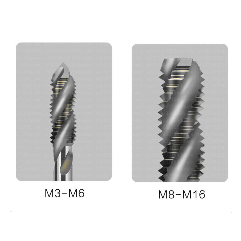 Imagem -02 - Torneira Espiral de do Parafuso Torneiras Coreanas da Linha yg m5 m8 M1.6 m2 M2.5 m3 m4 m6 m7 M10 M12 M14 Vértice Especial T2809 T2829 1pc Aço Inoxidável