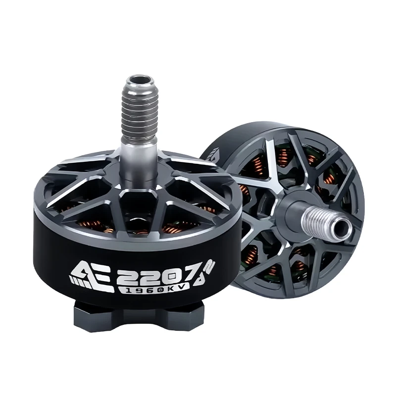 AxisFlying AE2207 V2 2207 Brushless Motor, 1860KV 1960KV 4-6S 5mm Shaft, 5inch Propeller Motor for FPV Racing Freestyle Drone