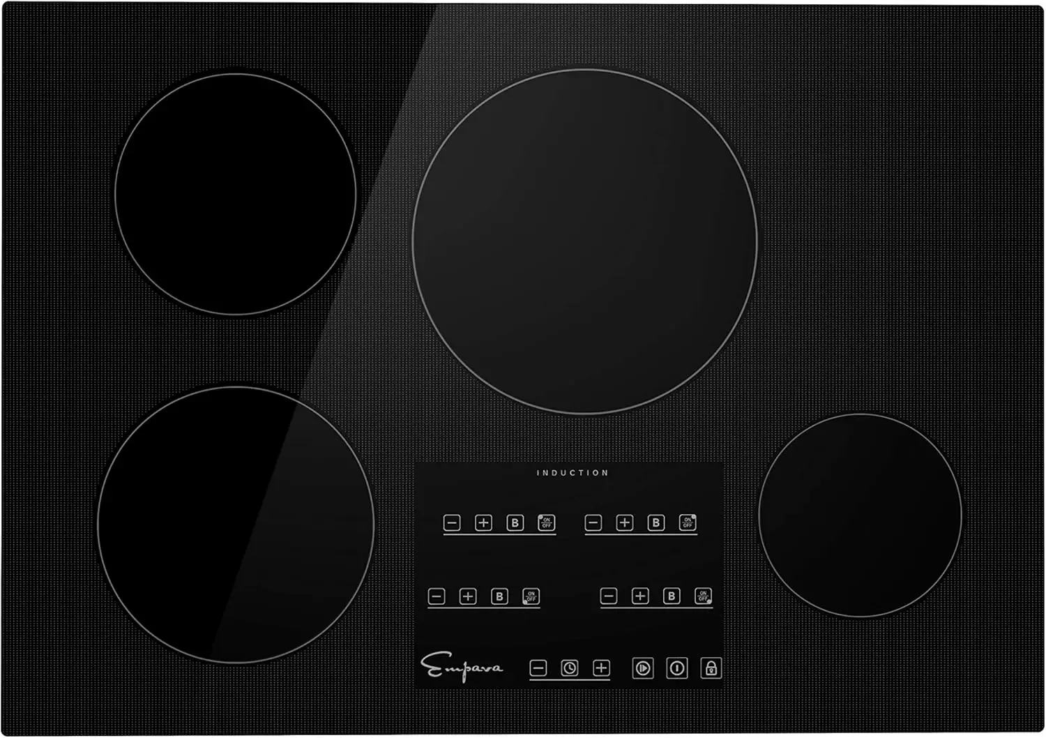 Induction Cooktop Electric Stove Black Vitro Ceramic Smooth Surface Glass EMPV-IDC30