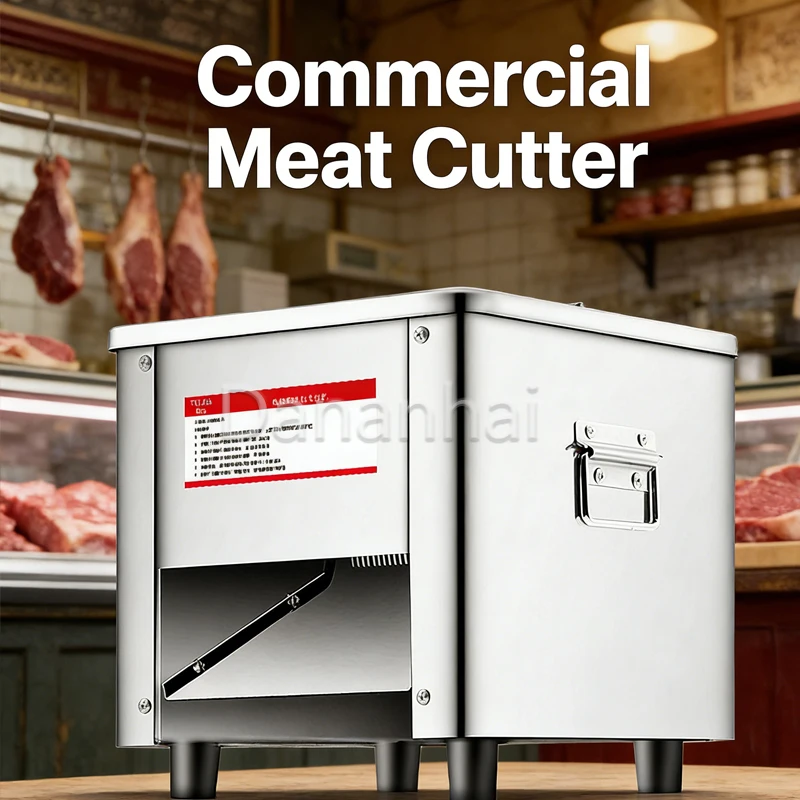 Small Electric Meat Cutter Commercial Desktop Vegetable Shredder Kitchen Appliance for Home Use