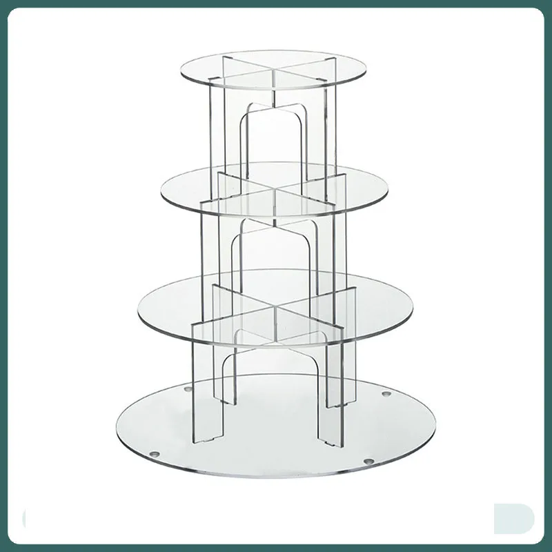 Acrylic cake stand round dessert display stand birthday, party, wedding multifunctional shelf