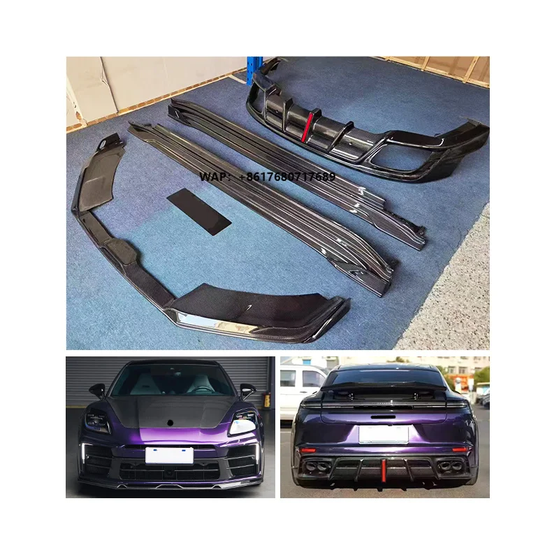 

976 2024-2025 New for for Carbon Fiber Front/Rear Bumpers Front/Rear Lips Body Kit Fog Light Bolt-On