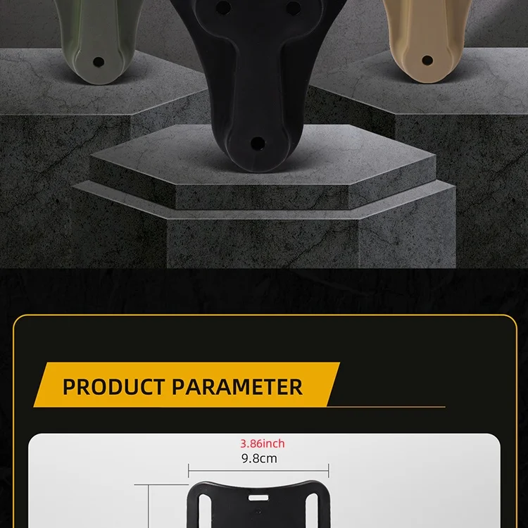 3-teiliges Drop-Leg-Holster-Set mit Schnellverschluss und QLS 19/22-Adapter – Gürtelschlaufe, bequem, elastisch und gummiert für Jagd und Angeln – Detail 19