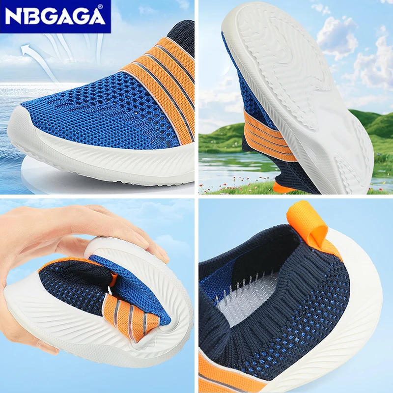 Kids Boy Tennis Sport Casual Shoes Children Girls Breathable Anti Slip Walking Shoe Comfortable Outdoor Running Sneaker