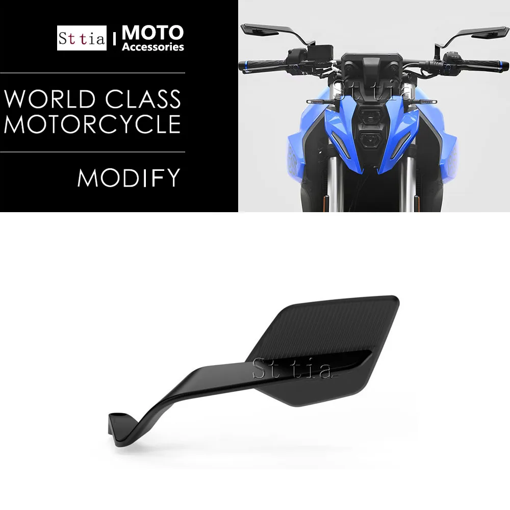 Neu für Suzuki GSX ​ -8S gsx 8S GSX8S 2023 2024-2026 Motorräder Großer blauer Spiegel Windflügel Verstellbarer Drehbarer Rückspiegel