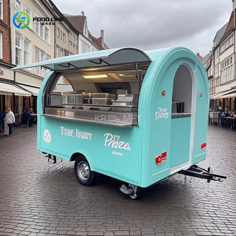 Brand New Made in China Small Stainless Steel Food Cart Street Ice Cart Restaurant Bakery Dedicated Customizable