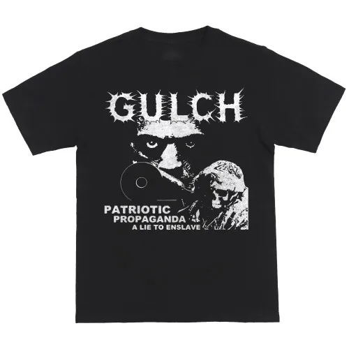 Gulch band Patriotic Propaganda A Lie To Enslave Adult T-Shirt Full Size BT173