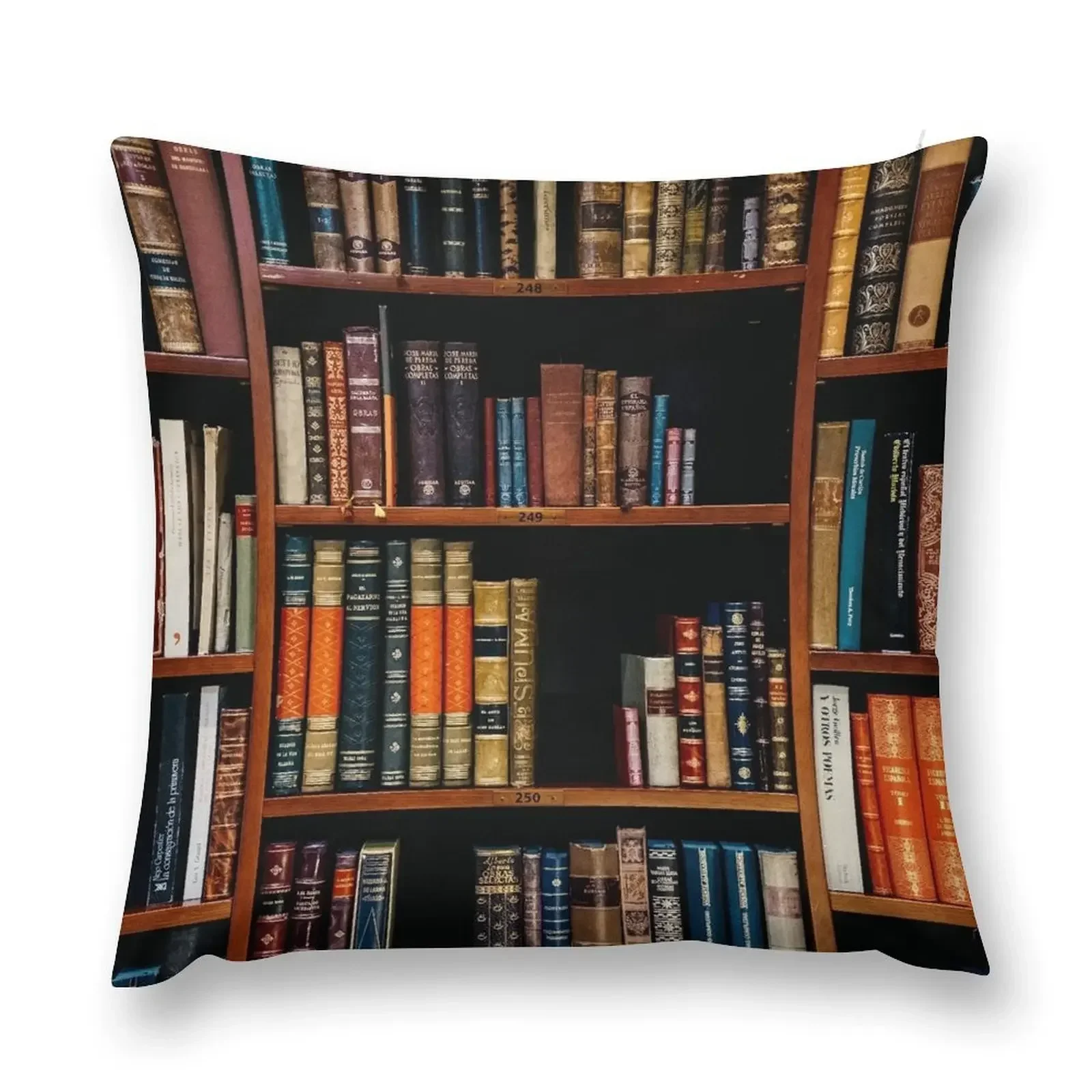 

Bookshop Throw Pillow Sitting Cushion Luxury Pillow Case pillow