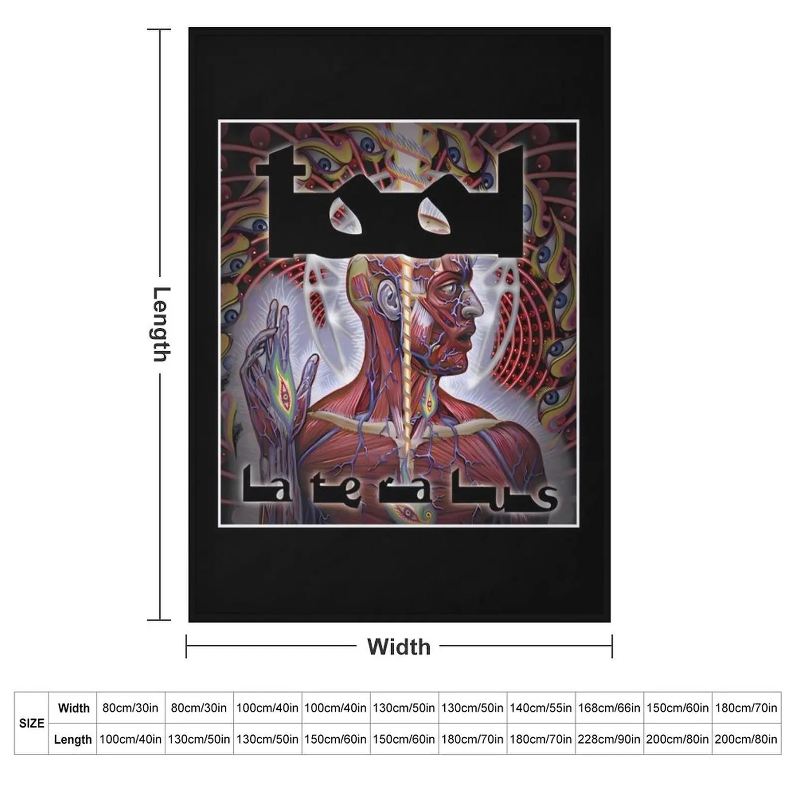 Tool Lateralus Throw Blanket Luxury St Cute Plaid Nap Decorative Beds warm winter Bed linens Blankets